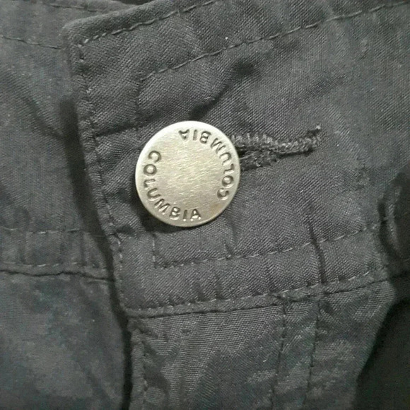 Columbia Roll-up hiking pants in Black sz 12 - Picture 2 of 8